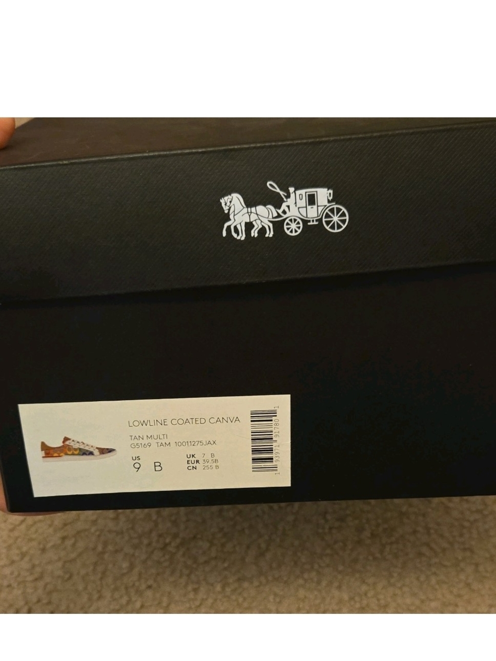 Coach Lowline Coated Canvas Sneakers in Tan Multi